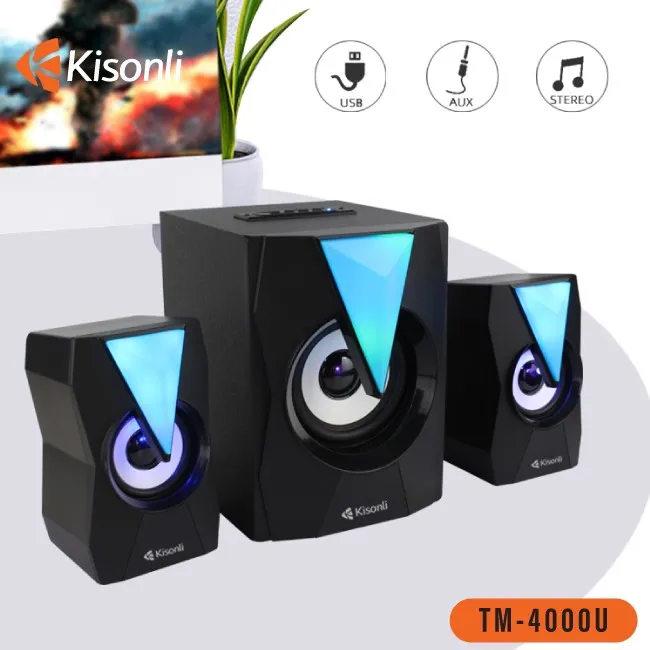 Loa vi tính 2.1 Kisonli TM 4000U - Chính hãng, giá rẻ, uy tín