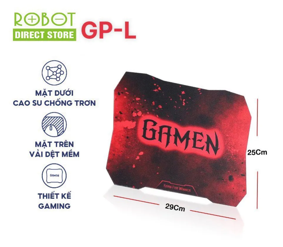 Tấm lót chuột Gaming Gamen GP-L