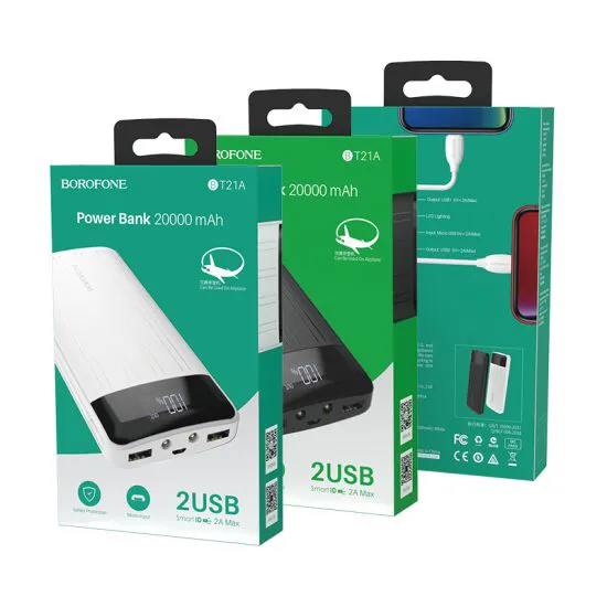 Pin dự phòng Borofone BT21A 20000mAh | Pin trâu, sạc nhanh - Giá tốt | vietphone.vn