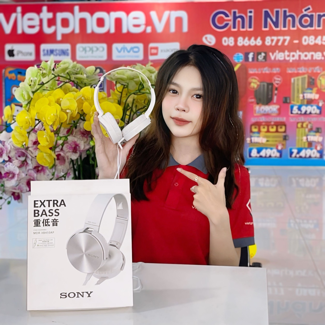 Tai Nghe Sony MDR XB450 - Chính hãng, giá rẻ, uy tín