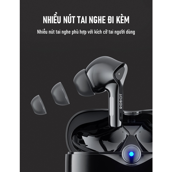 Tai Nghe Bluetooth ROBOT Airbuds T30 - Chính hãng, giá rẻ, uy tín